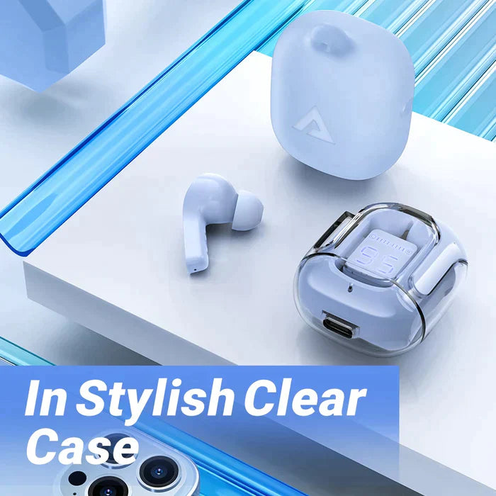 T6 Crystal Wireless Earphones / سماعات T6 كريستال اللاسلكية