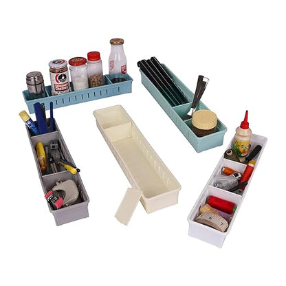 Adjustable Stretchable Interlocking Drawer (2pc) / درج متشابك قابل للتمدد وقابل للتعديل (قطعتان)