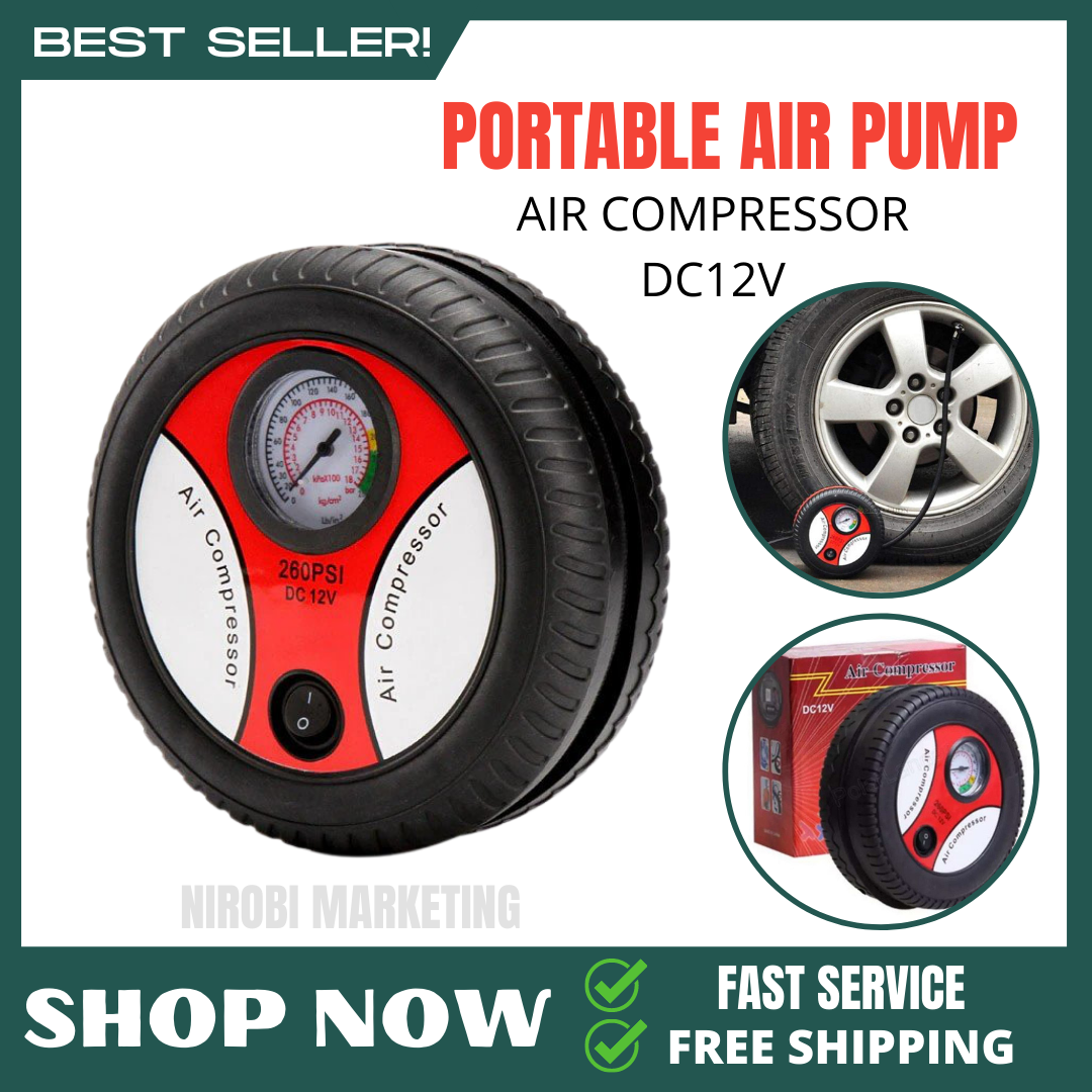 Portable Air Compressor Pump / مضخة ضاغط الهواء المحمولة