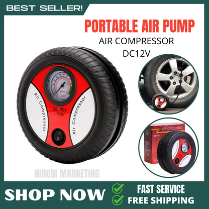 Portable Air Compressor Pump / مضخة ضاغط الهواء المحمولة