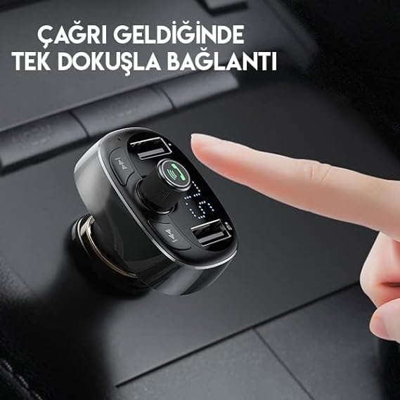 T-Typed Bluetooth MP3 Car Charger / شاحن سيارة بلوتوث MP3 من نوع T