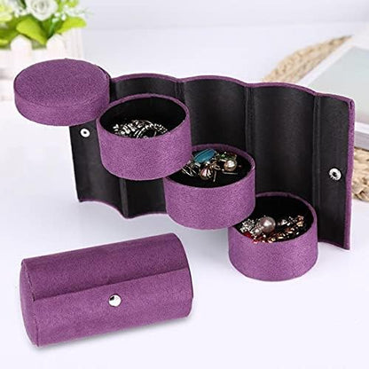 Schellen 3 Layers Portable Rotating Jewellery Box / صندوق مجوهرات دوار محمول من شيلين 3 طبقات