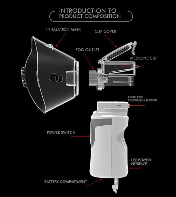 Portable Steam Inhaler / جهاز استنشاق البخار المحمول