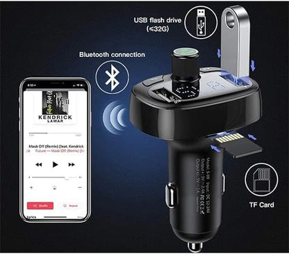 T-Typed Bluetooth MP3 Car Charger / شاحن سيارة بلوتوث MP3 من نوع T