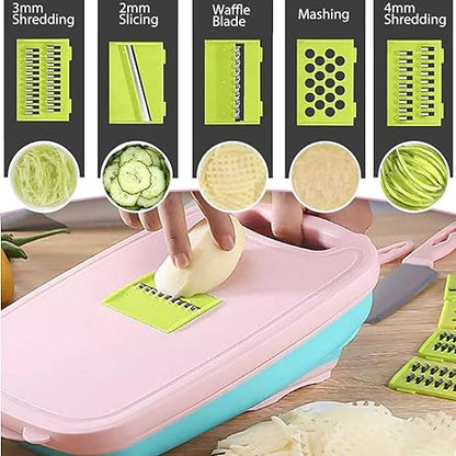 Vegetable Slicer And Cutter Kit / طقم تقطيع وتقطيع الخضار