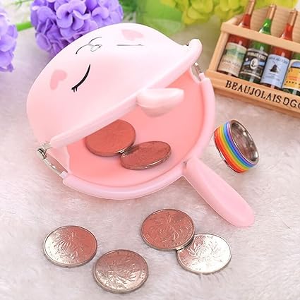 Cartoon Rabbit Design Coin Case / حافظة عملات بتصميم أرنب كرتوني