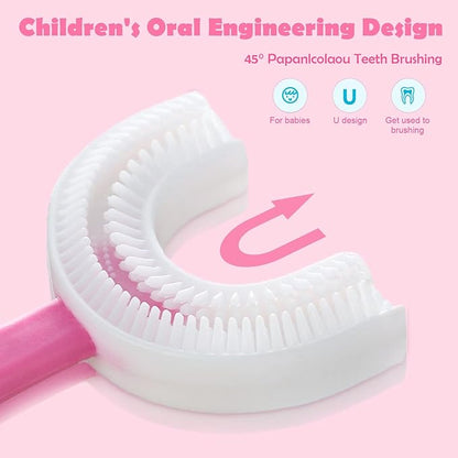 Kids U-Shaped Toothbrush / فرشاة أسنان للأطفال على شكل حرف U