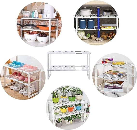 Adjustable Storage Organizer Rack / رف منظم تخزين قابل للتعديل