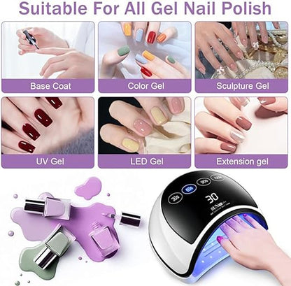 LED Caring Nail Lamp / مصباح LED للعناية بالأظافر