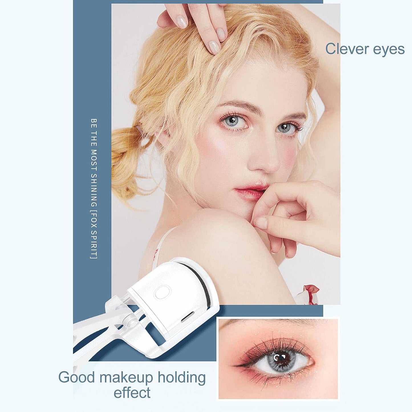 Electric Eyelash Curler Heated / أداة تجعيد الرموش الكهربائية ساخنة