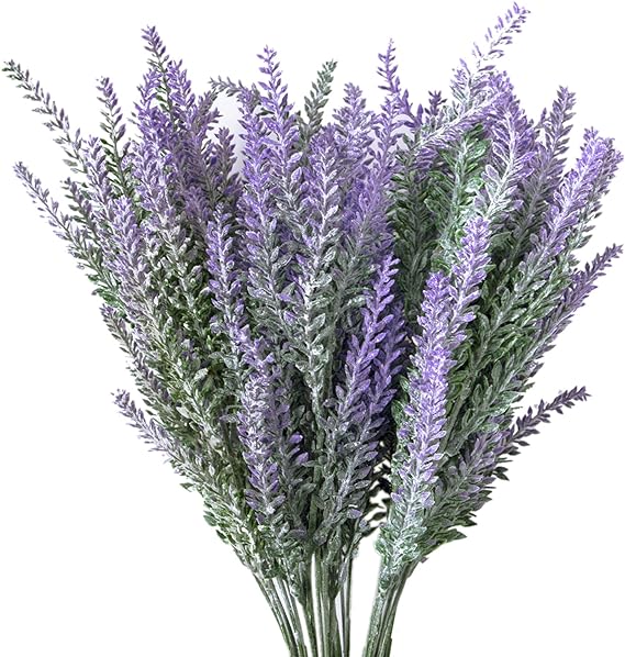 Artificial Lavender Plant Flowers / زهور نبات اللافندر الاصطناعية