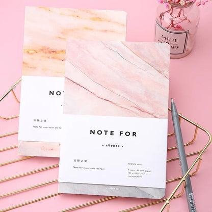 Marble Design 80 Pages Notebook / دفتر ملاحظات بتصميم رخامي 80 صفحة