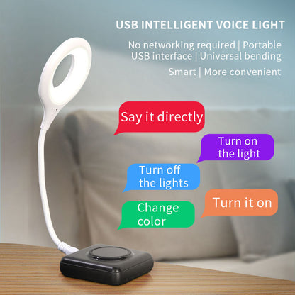 Smart voice control USB light /ضوء USB للتحكم الصوتي الذكي