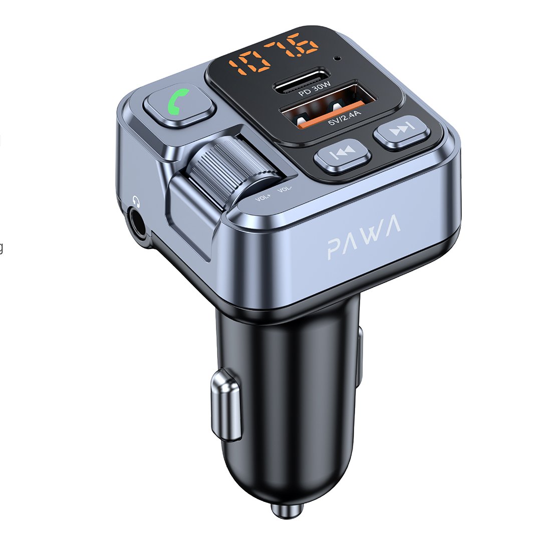 Wireless FM Transmitter & Car Charger PD30W