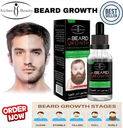 Natural Men Beard Oil / زيت اللحية الطبيعي للرجال