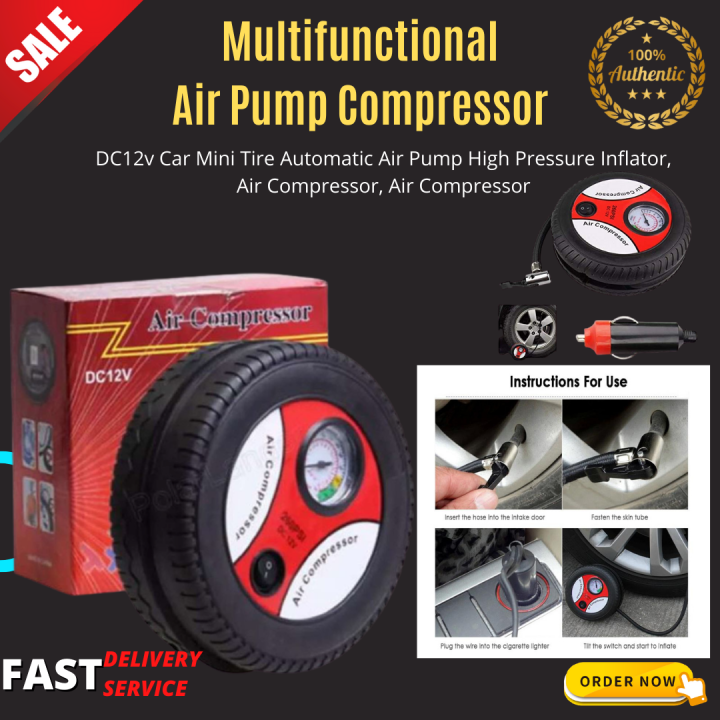 Portable Air Compressor Pump / مضخة ضاغط الهواء المحمولة